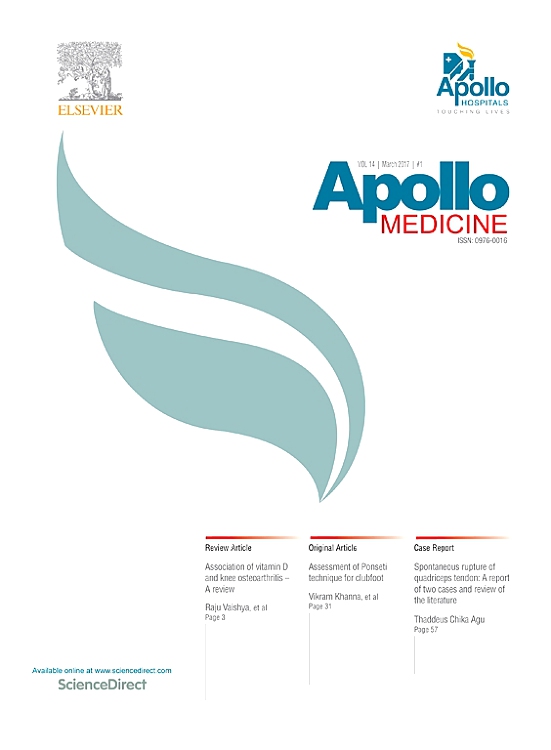 Go to journal home page - Apollo Medicine
